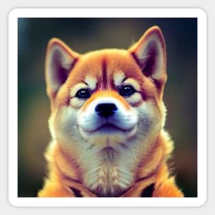 Romeo, Shiba Inu dog Sticker